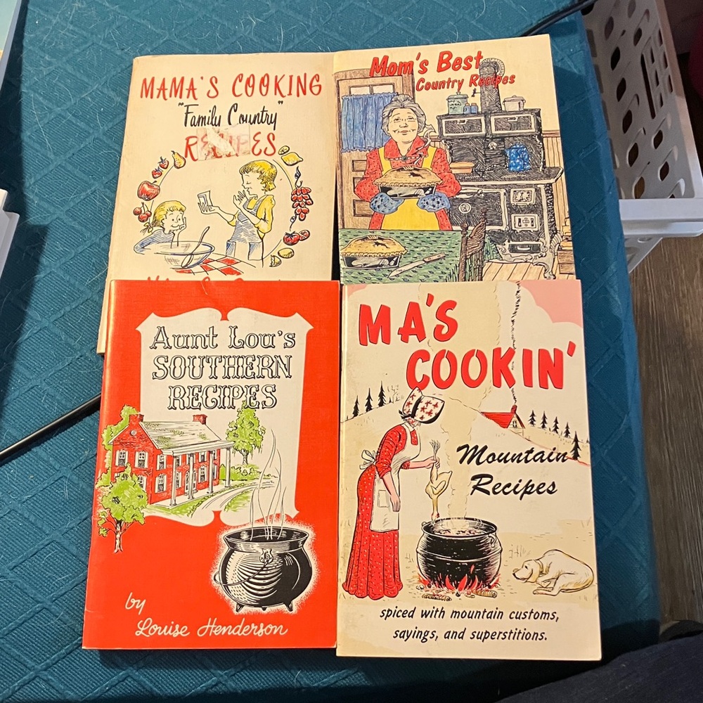 Lot of 7 Ma’s, Southern, Amish, etc. Cookbooks